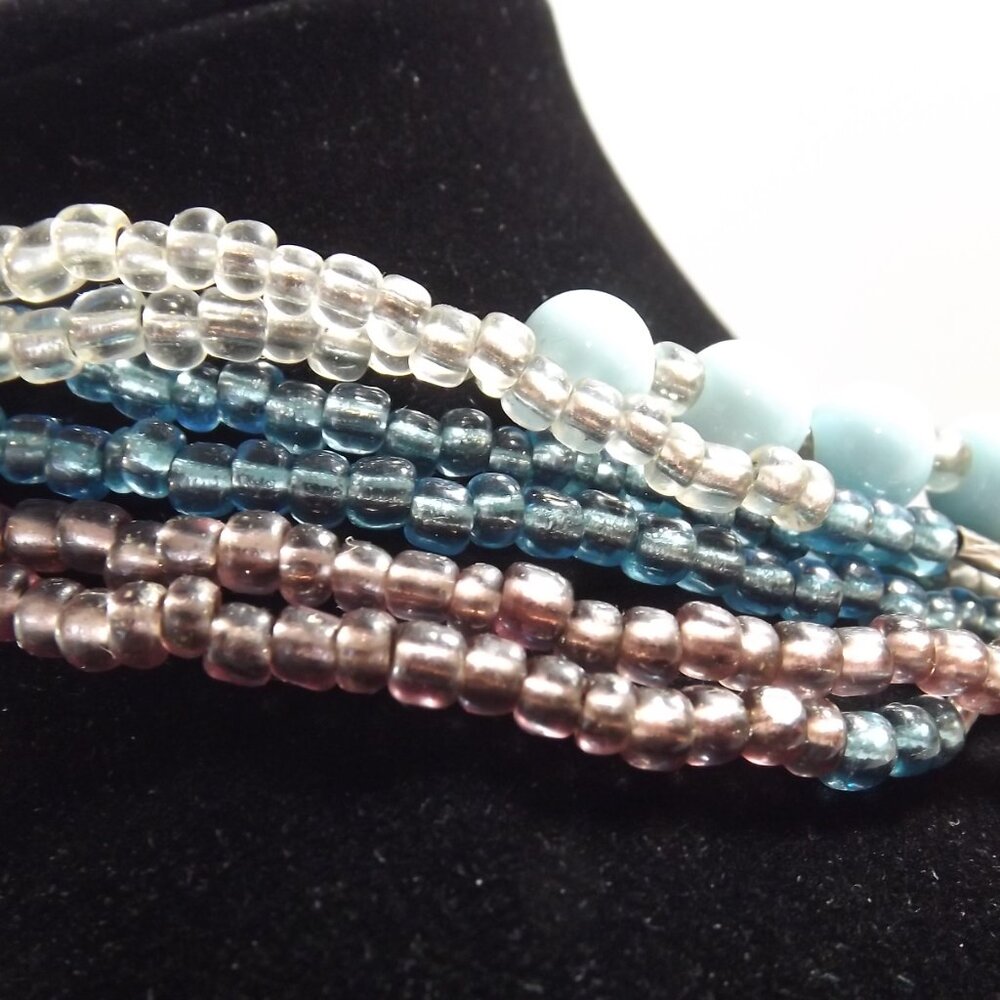 Lia Sophia Multi-Strand Beaded Necklace - Picture 6 of 10